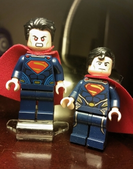 Compared to the Man of Steel minifigure